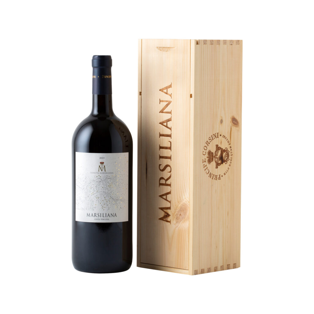 Marsiliana IGT Costa Toscana 1,5 L + Cassetta di Legno